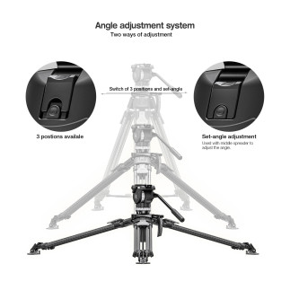 Leofoto LVF-163C+FH10 — statyw wideo karbonowy | Leofoto Store