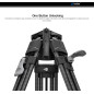 Leofoto LVF-163C+FH10 carbon fibre video tripod with fluid video head