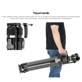 Leofoto LVF-163C+FH10 — trépied vidéo carbone | Leofoto Store
