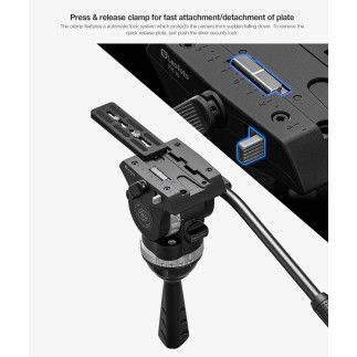 Leofoto LVF-163C+FH10 — trépied vidéo carbone | Leofoto Store