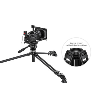 Leofoto LVC-193C+BV-15 — statyw wideo karbonowy | Leofoto Store