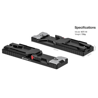 Leofoto VCT-14 Długa płytka szybkozłączki Arca-Swiss 280 mm