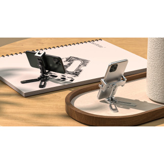 Leofoto PS-3 silver — Support de table pour téléphone | Leofoto Store