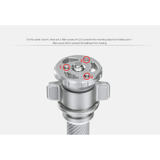 Leofoto LG-324C+LH-40R(Silver) — treppiede carbonio con testa | Leofot