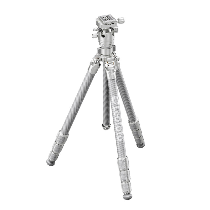 Leofoto LG-284C+LH-36R karbónový statív s guľovou hlavou strieborná