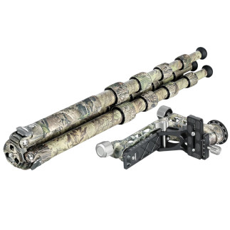 Leofoto LS-365C+PG-1 (Full Camo) — statív s gimbalom | Leofoto Store