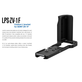 Leofoto LPS-ZV-1F — L-bracket for Sony ZV-1F | Leofoto Store