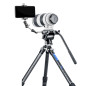 Leofoto LS-255CEX+BV-5 trépied carbone avec tête fluide vidéo Leofoto LS-255CEX+BV-5 trépied carbone avec tête fluide vidéo