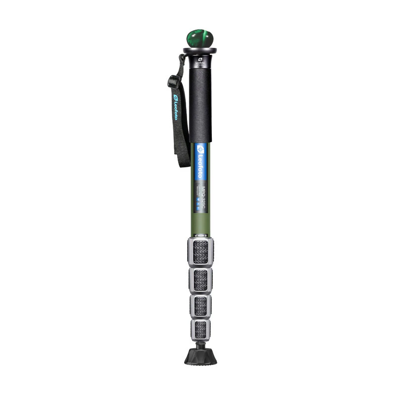 Leofoto MPQ-325C+CHG-01+SC-70(green) — Monopod Mr.Q so sklápacími nožičkami