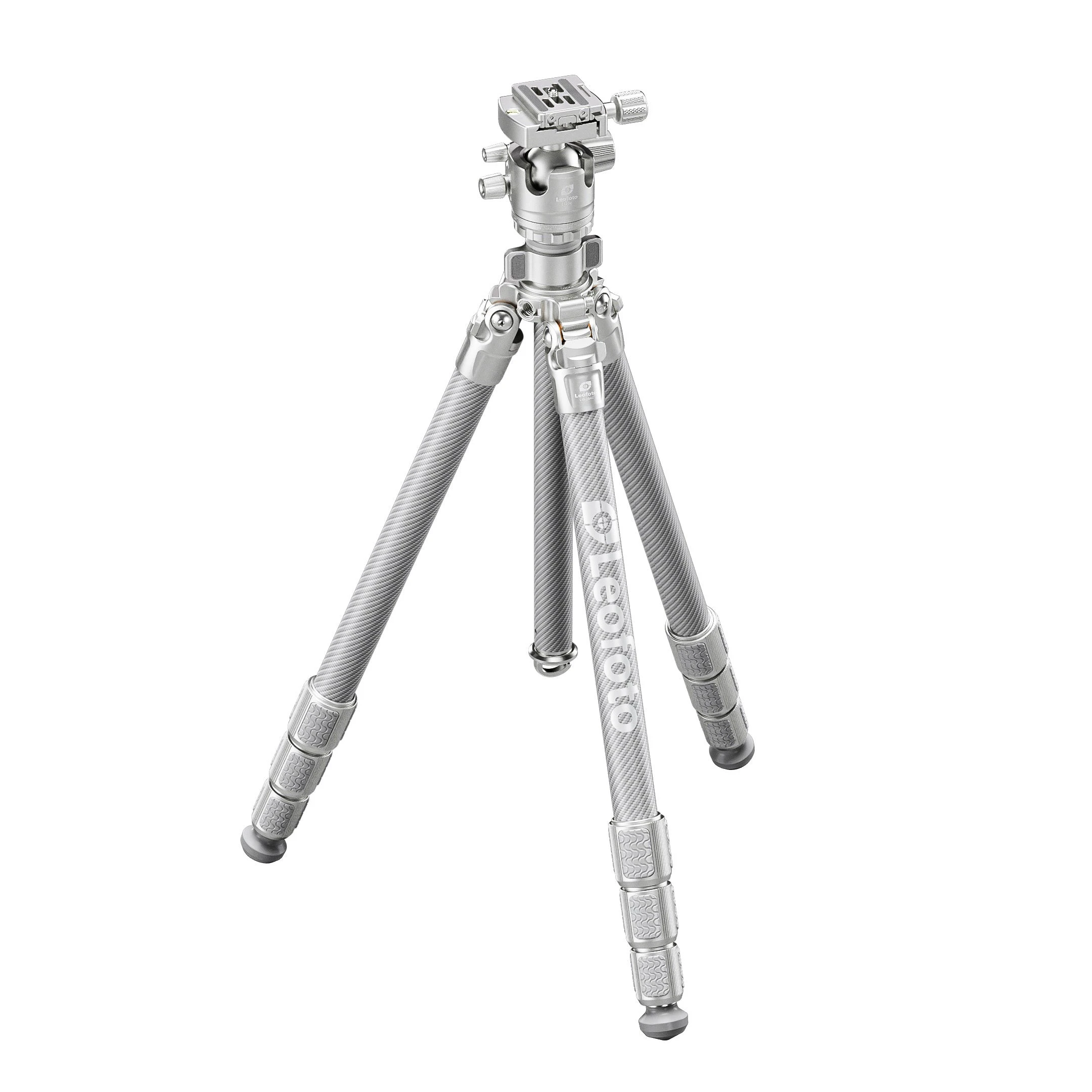 Leofoto LG-284C+LH-36R(Silver) — Mobilný karbónový statív