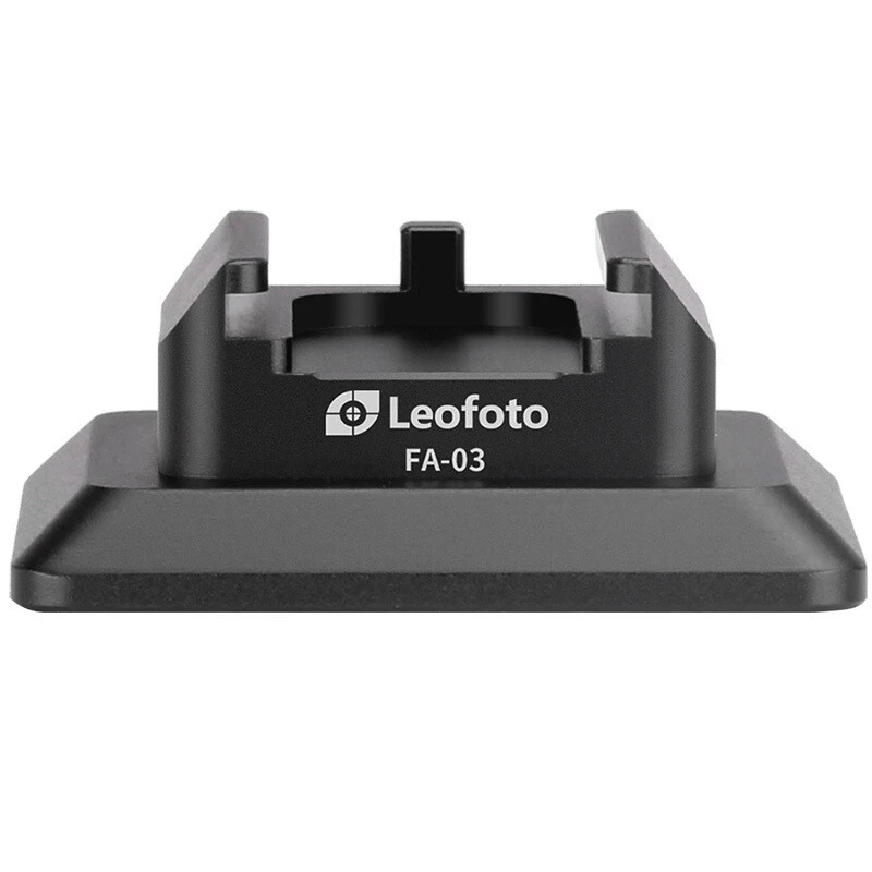 Leofoto FA-03 Adaptateur griffe (hot/cold shoe) — Adaptateur de conversion cold-shoe