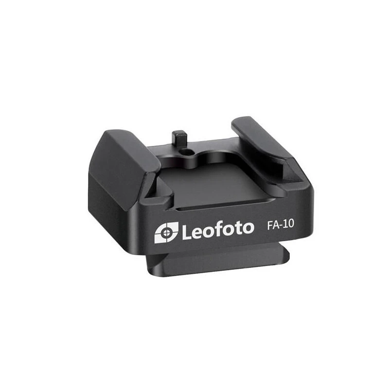 Leofoto FA-10 Adaptér sáněk (hot/cold shoe) — QR destička pro shoe adaptér