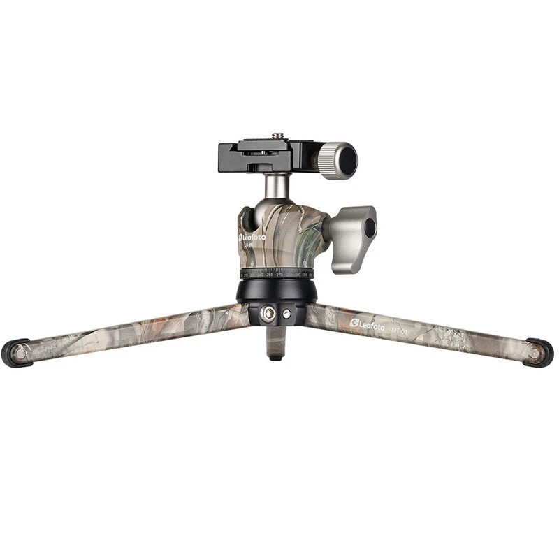 Leofoto MT-01+LH-25 Mini stolný statív (maskáč)