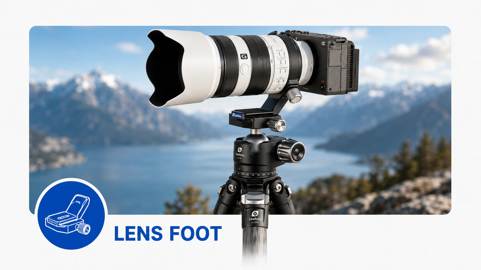 Sony lens foot