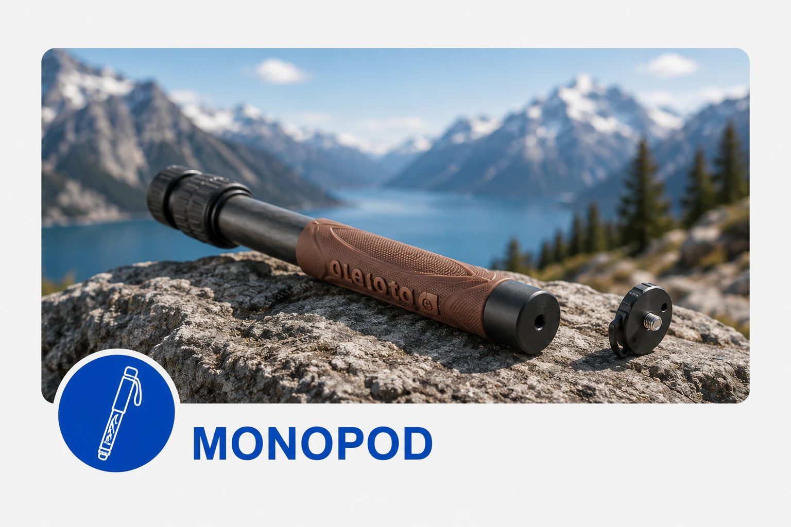 Monopod + przedłużka 2w1